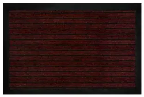 BFS Durų kilimėlis 100x120 PVC, raudonas