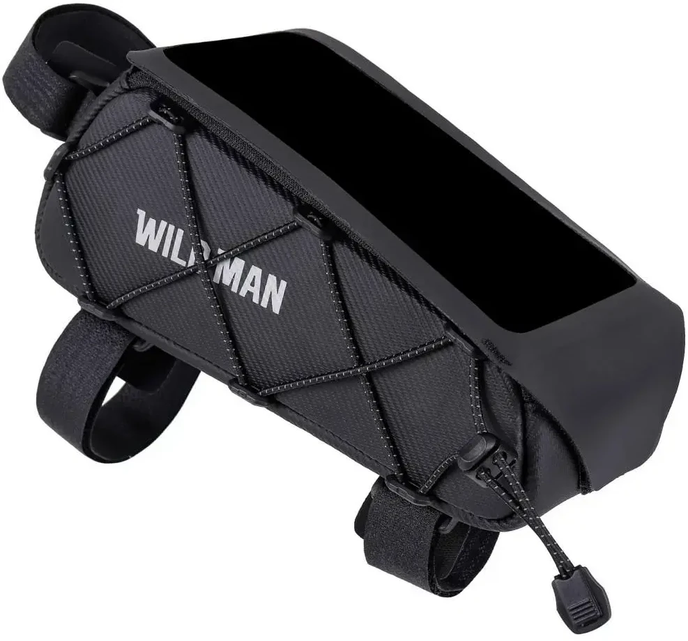 Dviračio krepšys WILDMAN GX100 Mount Frame Bag juodos spalvos