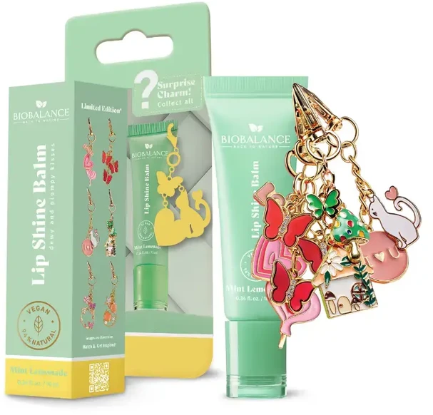 Bio Balance, Mint Lemonade, Hydrating & Volumizing, Lūpų balzamas, 10 ml