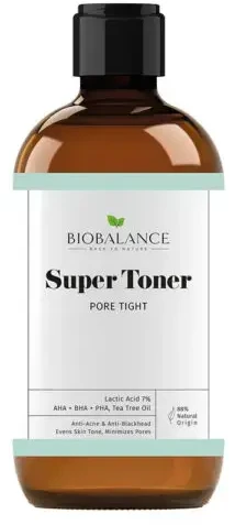 Bio Balance Super Toneris Pore Tight Pore-Minimising Toning & Purifying Tonikas Lotion For Face, 250 ml