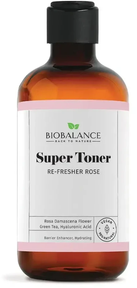 Bio Balance Super Toneris Re-Fresher Rose Hydrating & Toning Tonikas Lotion For Face, 250 ml