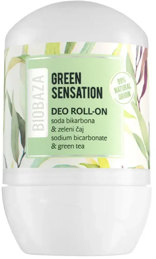 Biobaza Žalias Sensation Natural Ingredients Žalias Antiperspirant For Women, 50 ml