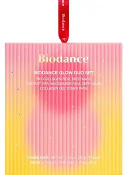 „Biodance Glow Duo“ veido kaukių rinkinys
