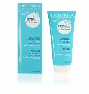 BIODERMA ABCDerm Cold-Kreminis maitinamasis veido ir kūno kremas vaikams, 200 ml