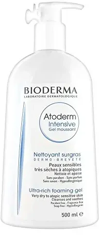 BIODERMA Atoderm Dušo želė švelnus gelinis prausiklis labai sausai ir atopiškai odai, 500 ml