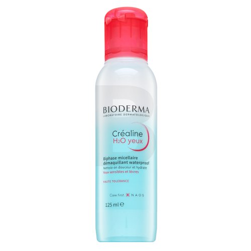 Bioderma Créaline H20 Yeux Biphase Micellaire Démaquillant Atsparus vandeniui, 125 ml