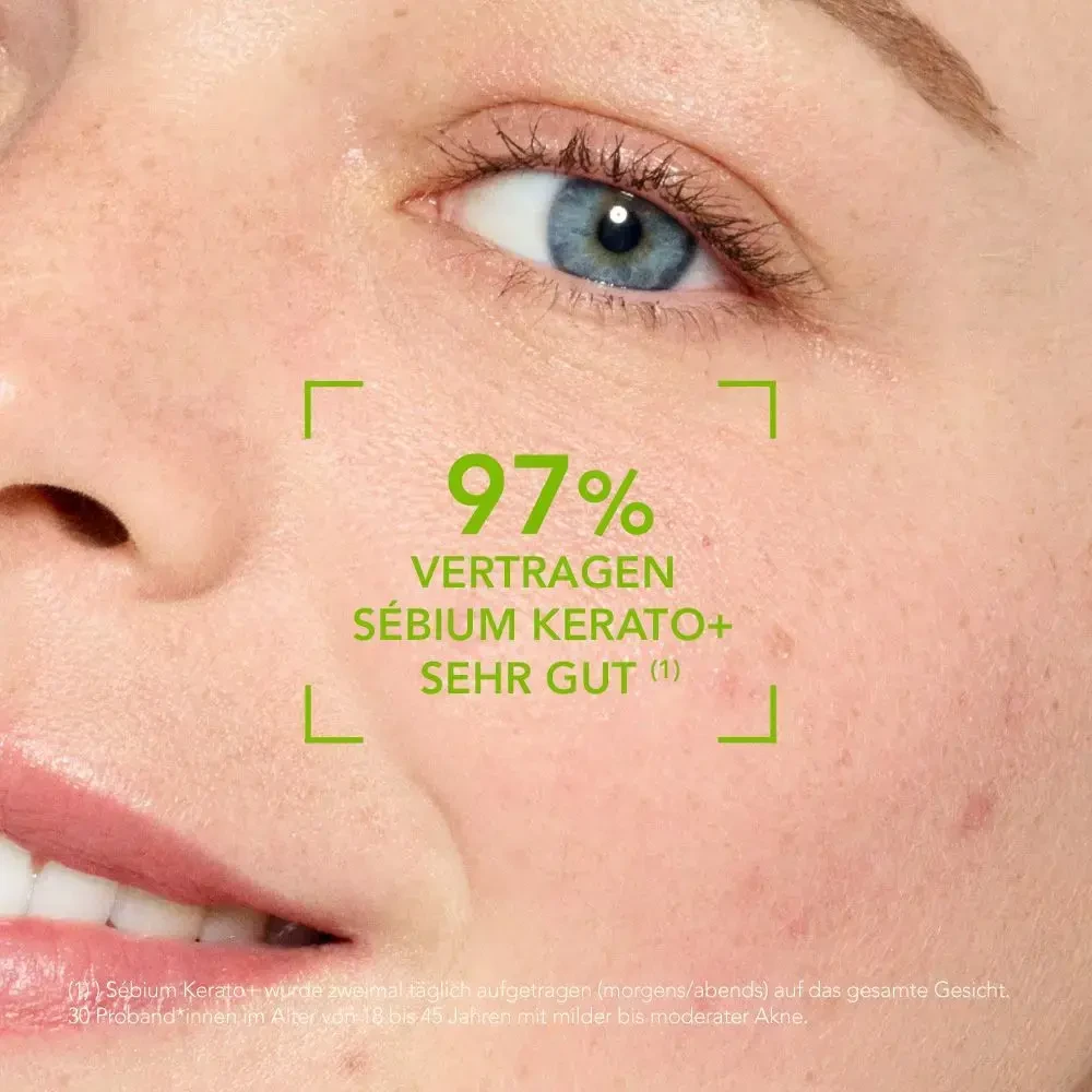 Bioderma Sébium Kerato+ Gelis-kremas aknės paveiktai odai ,30 ml