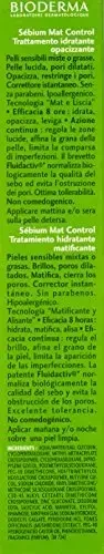 Bioderma Sébium Mat Control Matiškumą suteikiantis ir veido odą lyginantis kremas, 30 ml