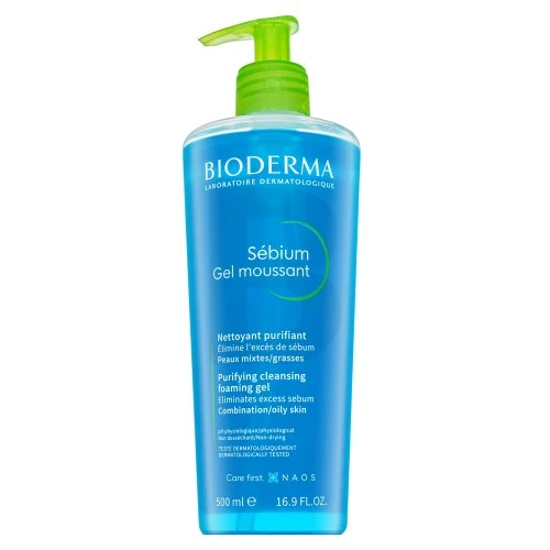 Bioderma Sébium Gel Moussant Veido prausiklis riebiai ir mišriai odai, 500 ml