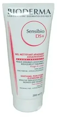 Bioderma Sensibio DS+ gel moussant Raudonį ir pleiskanojimą mažinantis gelinis veido prausiklis, 200 ml