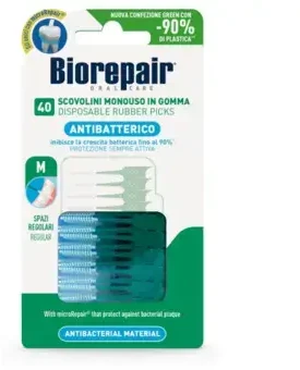 Biorepair vienkartiniai guminiai krapštukai, 40 vnt., M
