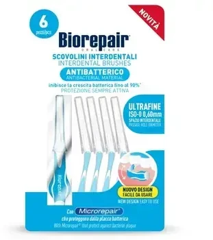 Biorepair tarpdančių šepetėliai itin smulkūs 0,60 mm, 6 vnt.