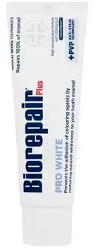 Biorepair Plus Pro Baltas balinamoji dantų pasta 75 ml