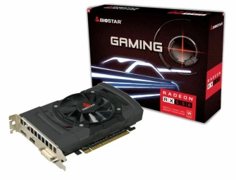 Vaizdo Plokštė - Biostar Radeon RX 550 4GB GDDR5 1100MHz HDMI DVI-D DisplayPort