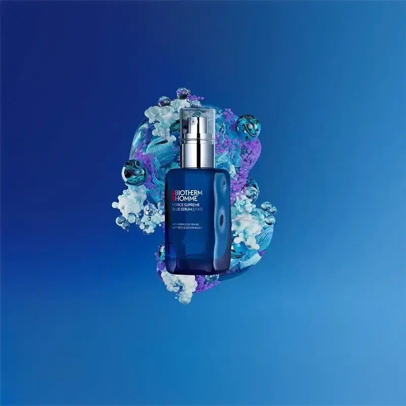 Biotherm Homme Force Supreme Mėlyna Serum Anti-Wrinkles & Firming stangrinantis veido serumas nuo raukšlių vyrams, 30 ml