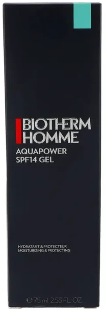 Biotherm Homme Aquapower gelis SPF14, 75 ml