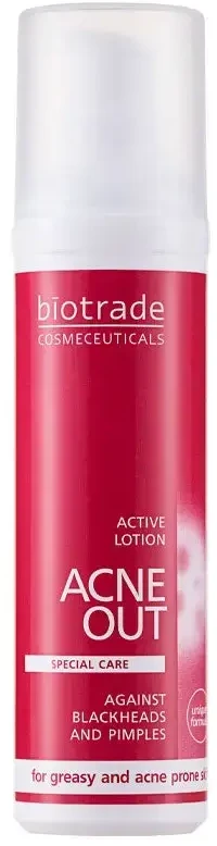 Biotrade Active losjonas riebiai ir probleminei odai Acnaut (Active Lotion), 60 ml