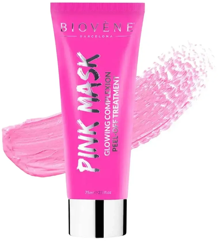 "Biovene" rožinė kaukė "Glowing Complexion Peel-Off Treatment" 75ml