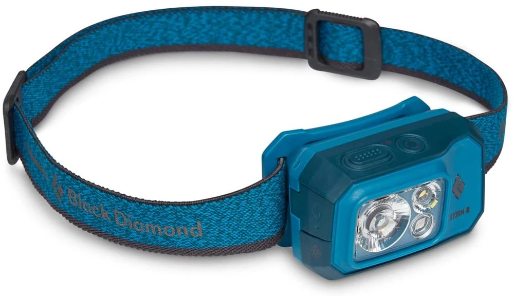 Black Diamond Juodas Diamond STORM 500-R priekinis žibintas, mėlynas