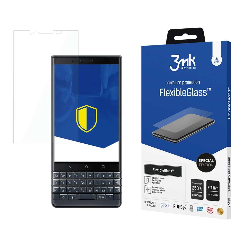 3MK LANKSTUS STIKLINIS BLACKBERRY KEY2