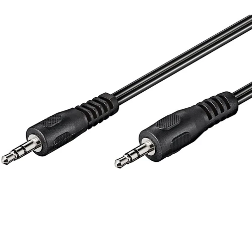 3.5 mm stereo laidas su dviguba jungtimi
