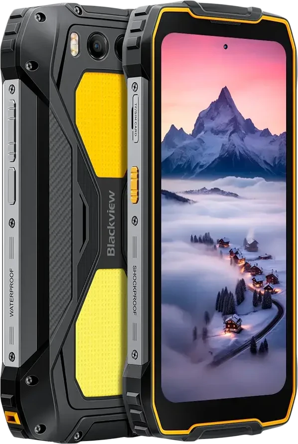 Blackview BV7300 LTE 6.67" HD+IPS 720x1604 90Hz Corning 5th MT6769V Aštuonių branduolių 2.0GHz 6+256GB CAM Priekinė 32MP Galinė 50+20MP Naktinio matymo kamera IP68/IP69K/MIL-STD-810H NFC 15000mAh Be įkroviklio Dvigubos stovyklavimo lemputės Geltona