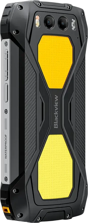 Blackview BV7300 LTE 6.67" HD+IPS 720x1604 90Hz Corning 5th MT6769V Aštuonių branduolių 2.0GHz 6+256GB CAM Priekinė 32MP Galinė 50+20MP Naktinio matymo kamera IP68/IP69K/MIL-STD-810H NFC 15000mAh Be įkroviklio Dvigubos stovyklavimo lemputės Geltona
