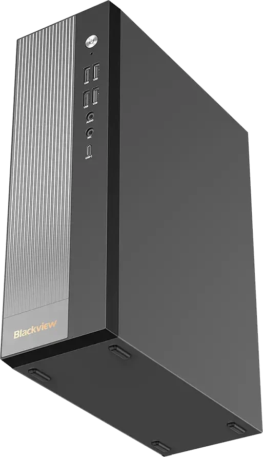 Blackview Desktop NEX60 intel Raptor lake core i5-210H iki 4,8HGz 16/512 WiFi 6 BT 5.2 1xTypeC LAN RJ45 USB 3.0x2 USB 2.0x6 VGAx1 DP1.4x1 HDMI2.0x1 3.5mmx2 Windows 11Pro Juodas