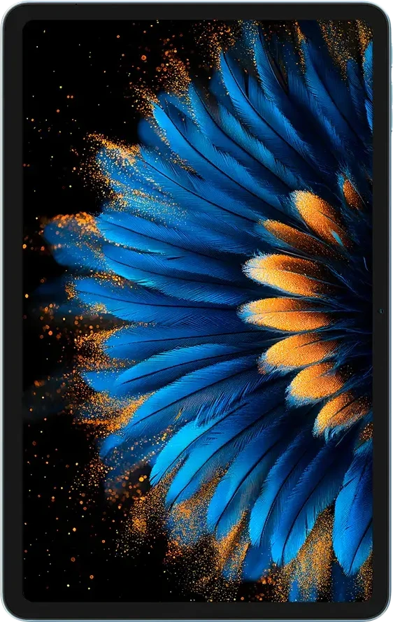 Planšetė Blackview MEGA 2 SET LTE 12 colių FHD+IPS 1200x2000 60Hz 12GB+256GB Unisoc T615 aštuonių branduolių 1.6GHz kamera Priekinė 8MP Galinė 16MP 9000mAh+Įkrovimas 18W Greitas / Kabelis Plėvelė Dėklas Rašiklis Pelė Klaviatūra EN Netflix HD Android 15 Ice Mėlyna