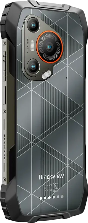 Blackview Rugged BL7000 Dvigubas 5G 6.78" FHD+IPS 1080x2460 8Gb+256Gb MT6835V Aštuonių branduolių 2.4GHz kamera Priekinė 32MP Galinė 50+20MP Naktinio matymo NFC Pirštinių režimas DI 7500mAh Be įkrovimo Android 15 Juodas