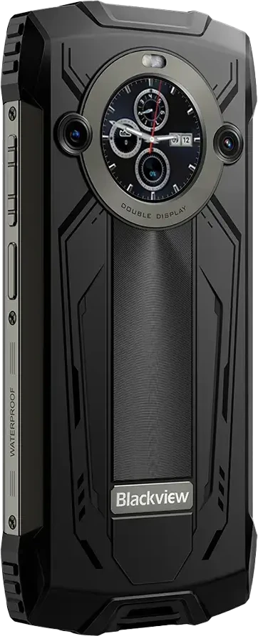 Blackview Tvirtas BV8200 LTE 6,5 colio FHD+IPS 1080x2400 120Hz Corning 3th + 1,3 colio 360x360 12+256GB MT8781 Aštuonių branduolių 2,2 GHz 8800mAh Be įkroviklio CAM Priekinė 32 MP Galinė 50+13 MP IP68/IP69K/MIL-STD-810H NFC Pirštų atspaudų skaitytuvas Juodas