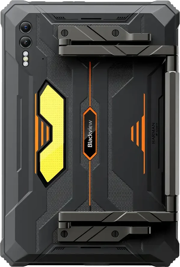 Planšetė „Blackview Rugged Tab Active 10 Pro“ 10,95 colio FHD+IPS 1920x1200 90Hz „Corning 3th“ 12 GB/512 GB MT6878 aštuonių branduolių procesorius 2,5 GHz 50 MP priekinė/108 MP+20 MP galinė kamera infraraudonųjų spindulių nulinis matymas 30000 mAh be įkrovimo „Android“ 14 iki 15 NFC stovyklavimo apšvietimas MIL-STD-810H oranžinis
