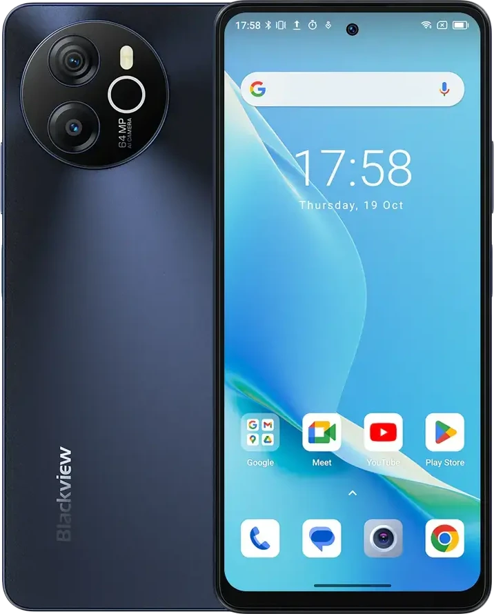 Blackview SHARK 8 8/256GB, 6.78inch FHD+ 1080x2460 IPS LCD 120Hz, MTK6789 Octa-core 2.2GHz, 13MP Front/64MP Rear, Baterija 5000mAh, Type-C, Android 13, Fingerprint, Dual SIM, NO charging, Gray