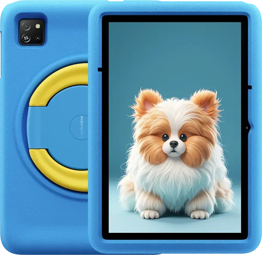 Planšetė Blackview Tab A6 Kids, tablet, 10.1-inch 800*1280 HD+ IPS, A523 Octa-core 1.8GHz, 4GB + 128GB, 5100mAh; WiFi, 5MP Front/8MP Rear camera, Android 15, Ocean Mėlyna