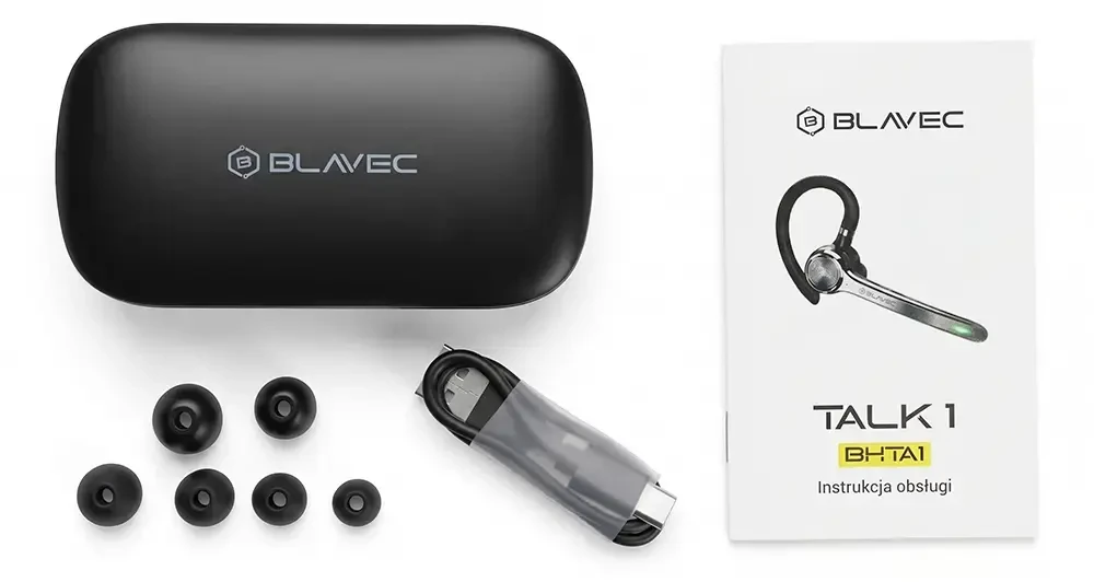 Blavec Bluetooth laisvų rankų įranga Talk 1 Multipoint (BHTA1-B) juodos spalvos