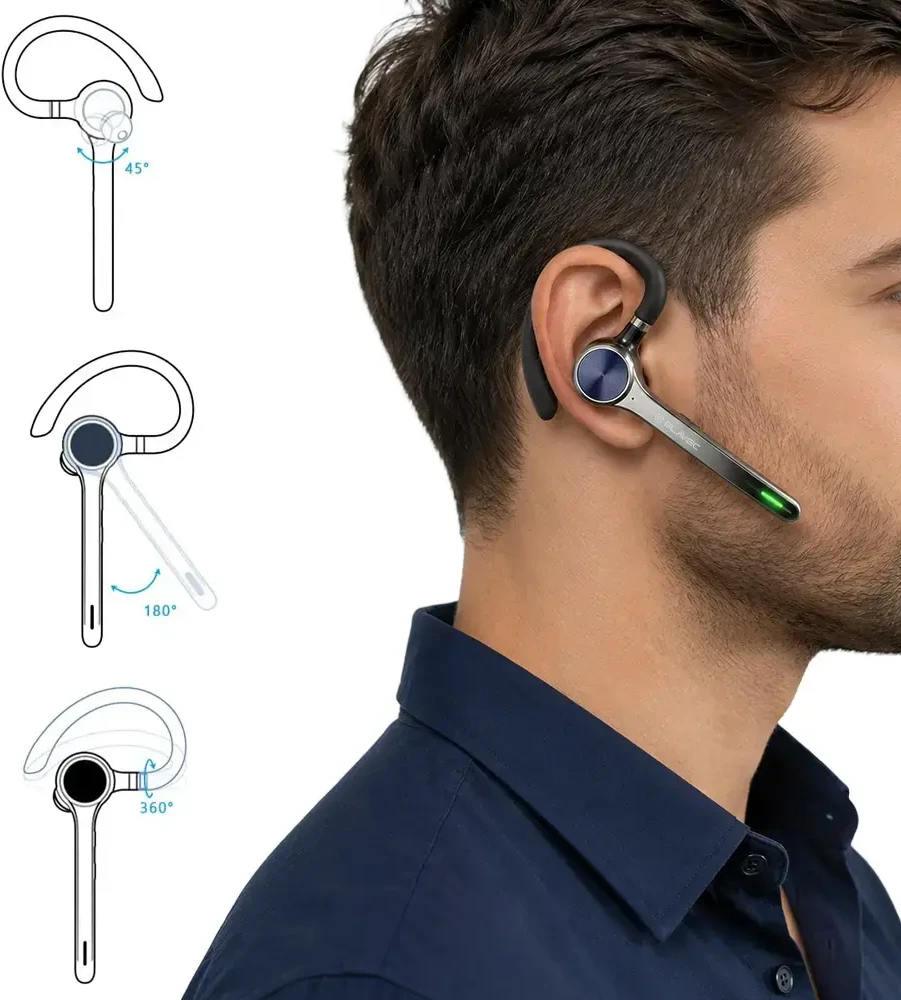 Blavec Bluetooth laisvų rankų įranga Talk 1 Multipoint (BHTA1-B) juodos spalvos