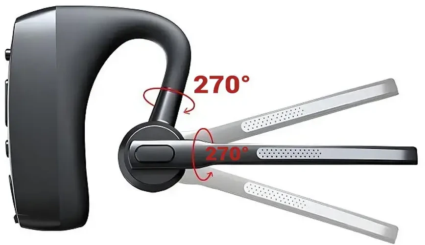 Blavec Ausinė Bluetooth Voyager 1 Multipoint (BHVG1-B) juoda