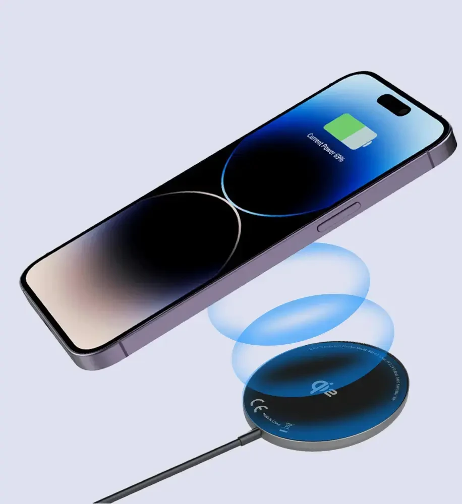 Blavec belaidis įkroviklis BQI-03 Qi2 15W magnetic Magsafe (BQI03-QI2MB) juodos spalvos