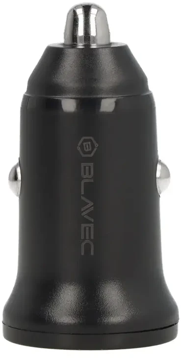 Blavec Automobilinis įkroviklis BS-01B-C Road – USB + Type C – QC 3.0 18W PD 20W su Type C į Type C kabeliu (CCBS01BCR-UCB) juodos spalvos
