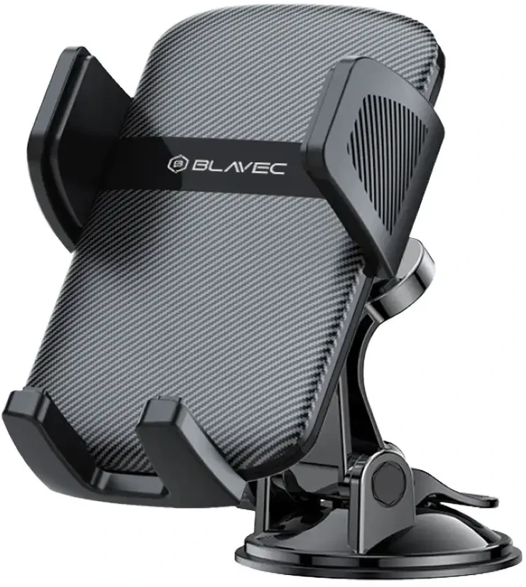 Oem Blavec BH-19 automobilinis telefono laikiklis su siurbtuku, juodas