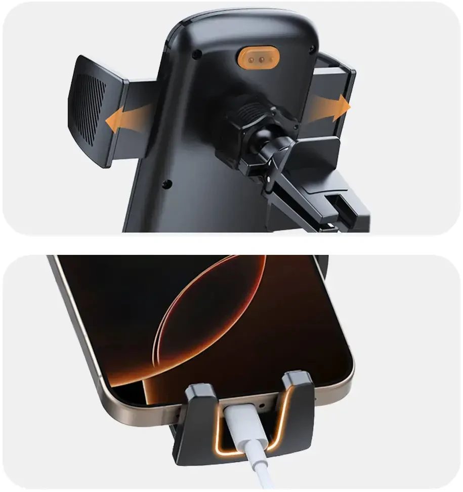Oem Blavec BH-19 automobilinis telefono laikiklis su siurbtuku, juodas