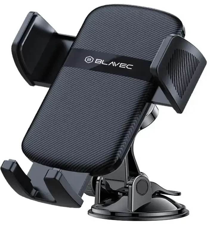 Oem Blavec BH-19 automobilinis telefono laikiklis su siurbtuku, juodas