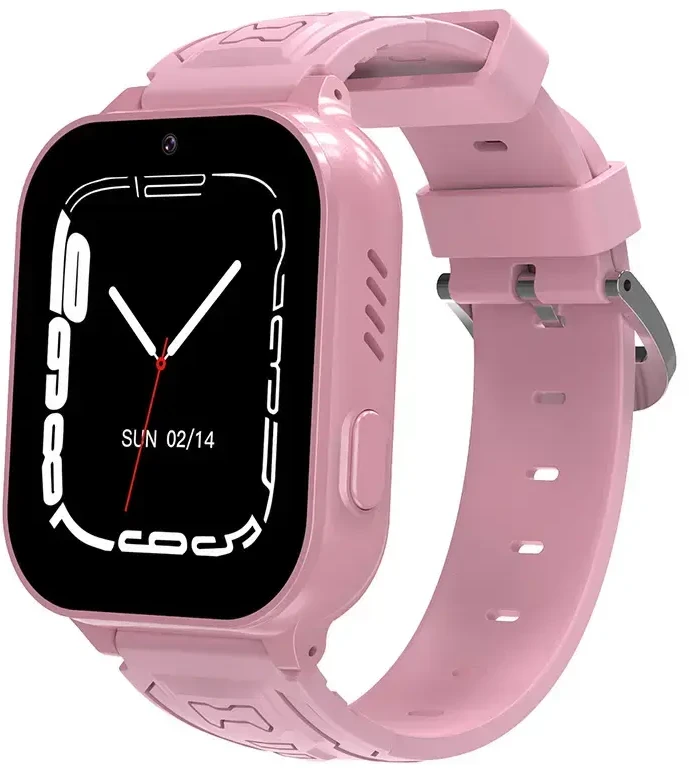 Blavec Išmanusis laikrodis K02 Kids GPS / 4G / SOS (SWK02-P) rožinės spalvos