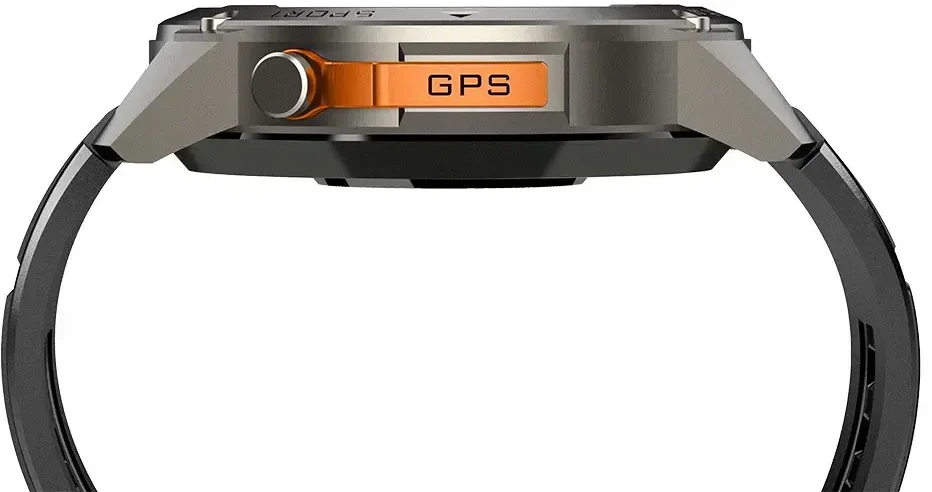 Blavec išmanusis laikrodis M-03 Predator AMOLED GPS Voice Call (SWM03-GP) graphite + 1 band