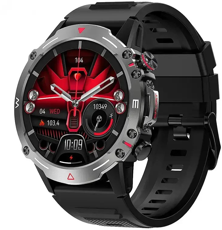 Oem Blavec Išmanusis laikrodis M07 Raptor HD AMOLED (SWM07-B) juodos spalvos