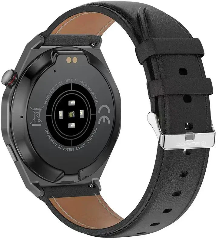 Blavec Išmanusis laikrodis U-02 Kenzo HD AMOLED Voice Call (SWU0-B) juoda + 1 dirželis