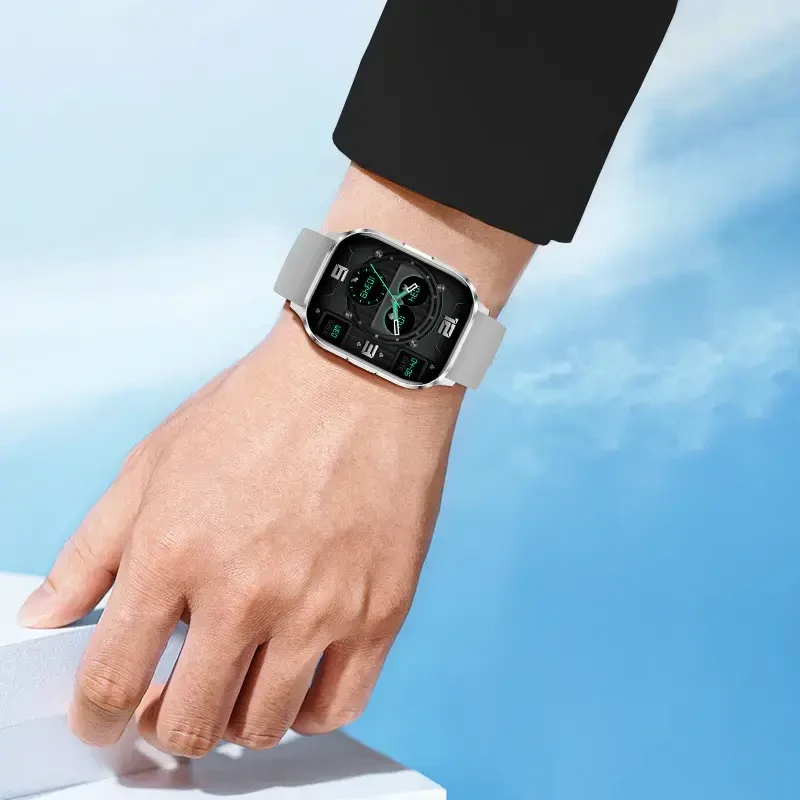 Blavec Išmanusis laikrodis W18 Hellia HD AMOLED (SWW18-G) pilkos spalvos