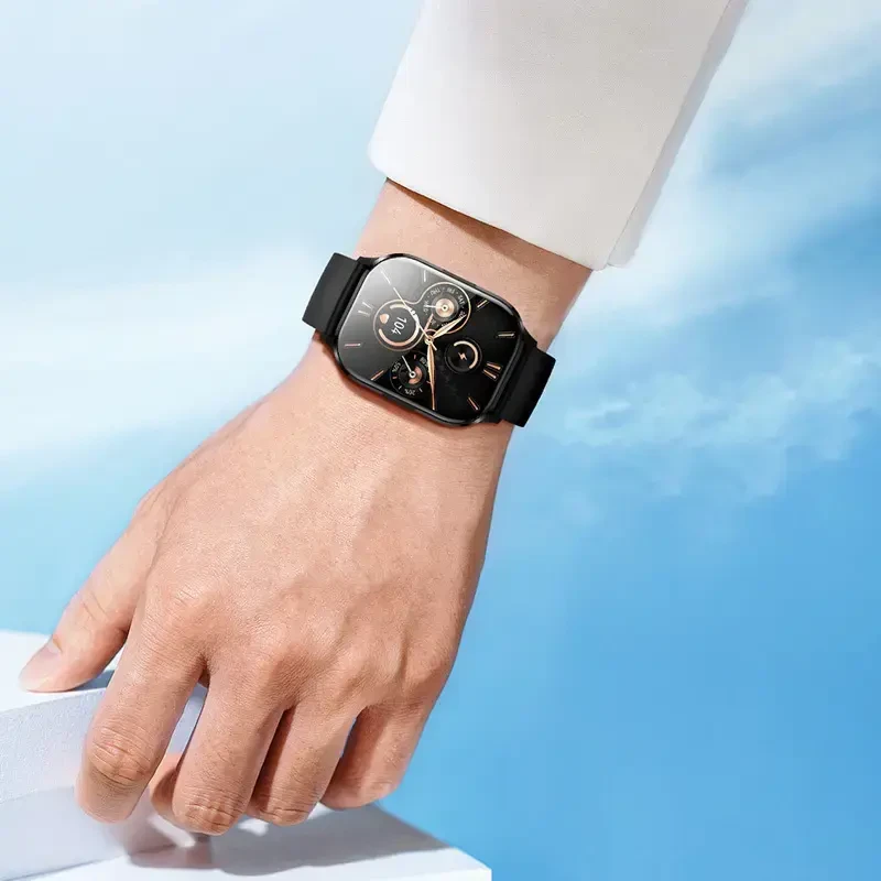 Blavec Išmanusis laikrodis W18 Hellia HD AMOLED (SWW18-B) juodos spalvos