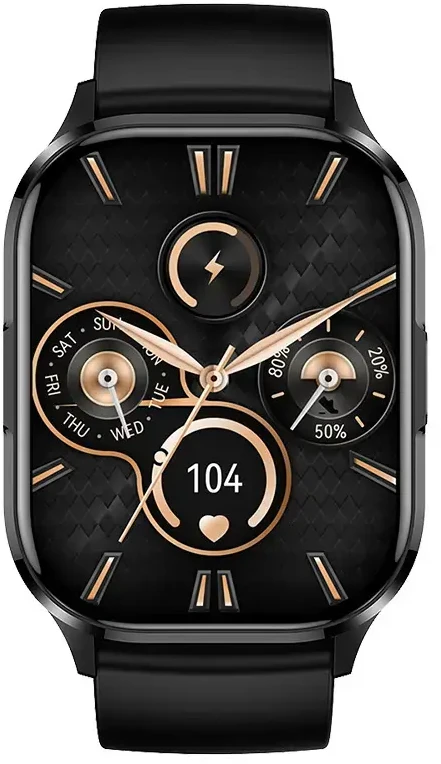 Blavec Išmanusis laikrodis W18 Hellia HD AMOLED (SWW18-B) juodos spalvos
