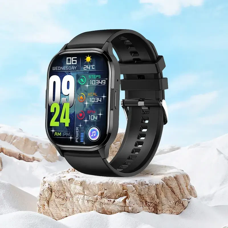 Blavec Išmanusis laikrodis W18 Hellia HD AMOLED (SWW18-B) juodos spalvos